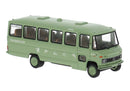 PREORDER Brekina HO 36753 1960s-1970s Mercedes-Benz O 309 Bus Long Wheelbase, Assembled, Ustra, Hannover, Germany (green, German Lettering)