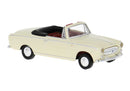 PREORDER Brekina HO 29163 1955-1967 Peugeot 403 Convertible, Assembled, Pearl White