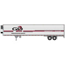 PREORDER Atlas N 50007383 53' Modern Reefer Trailer, Assembled, GO 2 Logistics