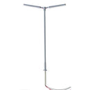 Atlas N 70000160 Double-Arm Parking Lot Light 3-Pack, Cool White LED, Gray