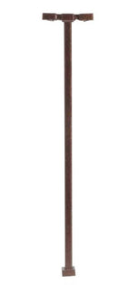 Atlas N 70000191 Double-Arm Square LED Light 3-Pack, Bronze (warm white LED) 30 Scale Feet Tall