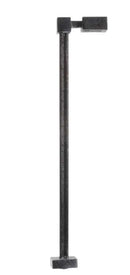 Atlas HO 70000204 Single-Arm Square LED Light 3-Pack, Black (cool white LED) 15 Scale Feet Tall