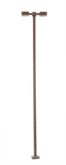 Atlas HO 70000213 Double-Arm Square LED Light 3-Pack, Bronze (warm white LED) 30 Scale Feet Tall