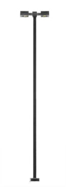 Atlas HO 70000215 Double-Arm Square LED Light 3-Pack, Black (warm white LED) 30 Scale Feet Tall