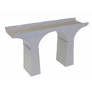 Atlas HO 70000224 Double-Track Concrete Viaduct, 18 x 5-1/4" cm, Variable Height