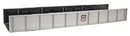 Atlas HO 899 Code 100 Plate Girder Bridge, Union Pacific (silver with red, white, blue Logo)