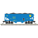 Ready to Ship Atlas Master Line N 50007213 55-Ton Fishbelly Hopper with Load, Delaware & Hudson