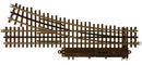 Atlas O 6073 21st Century Track System Nickel Silver Rail with Brown Ties, 3-Rail, O72 Right Hand Remote Custom Supreme Switch