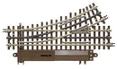 Atlas O 6075 21st Century Track System Nickel Silver Rail with Brown Ties, 3-Rail, O36 Left Hand Remote Custom Supreme Switch