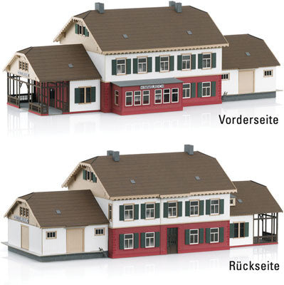 Marklin HO 72793 Himmelreich Train Station Laser-Cut Card Kit