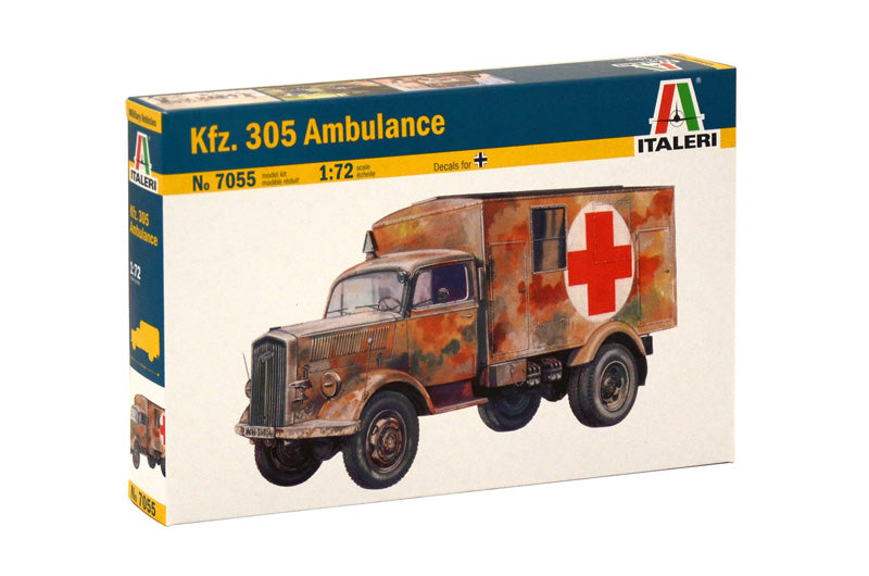 Italeri 7055 - SCALE 1 : 72 KFZ.305 AMBULANCE