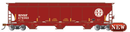 Bachmann HO 70632 Trinity 5161 3-Bay Covered Hopper, Burlington Northern Santa Fe (Circle Cross)