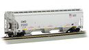 PREORDER Bachmann Trains HO 70639 Silver Series Trinity 5161 3-Bay Covered Hopper, Union Pacific CMO