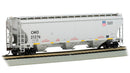 PREORDER Bachmann Trains HO 70640 Silver Series Trinity 5161 3-Bay Covered Hopper, Union Pacific CMO