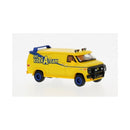Brekina HO 18263 GMC Verdura Cargo Van, Assembled, EdekATeam (yellow