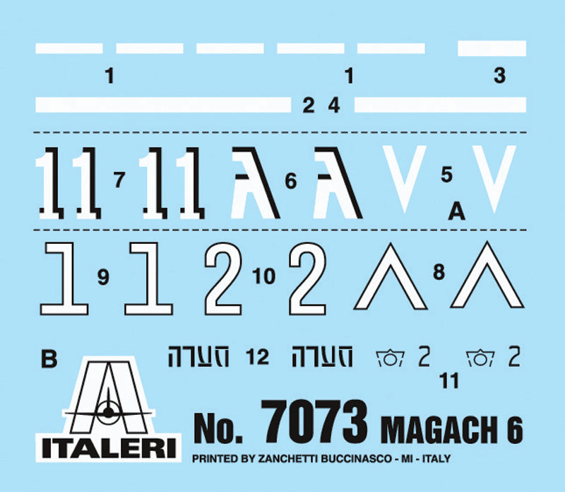 Italeri 7073 - SCALE 1 : 72 MAGACH 6