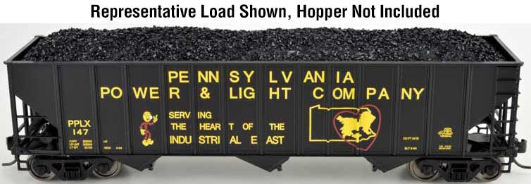 Bowser HO 31500 Coal Load 2-Pack, Fits 100-Ton Hoppers