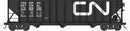 PREORDER Bowser N 38217 100-Ton 3-Bay Open Hopper with Coal Load, Canadian National