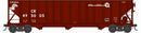 PREORDER Bowser N 38230 100-Ton 3-Bay Open Hopper with Coal Load, Conrail