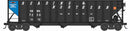 PREORDER Bowser N 38253 100-Ton 3-Bay Open Hopper with Coal Load, Reading & Northern
