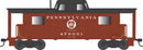 Bowser HO 43424 PRR Class N8 Steel Center-Cupola Cabin Car (Caboose), Pennsylvania Railroad