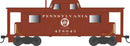 Bowser HO 43422 PRR Class N8 Steel Center-Cupola Cabin Car (Caboose), Pennsylvania Railroad