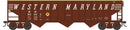 Bowser HO 43492 70-Ton 14-Panel 3-Bay Hopper, Western Maryland