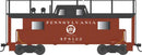 Bowser HO 43413 PRR Class N8 Steel Center-Cupola Cabin Car (Caboose), Pennsylvania Railroad
