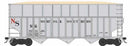 Bowser HO 43440 70-Ton Ribbed-Side Wood Chip Hopper with Ribbed Side Extensions, Original Norfolk Southern