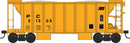 PREORDER Bowser HO 43679 70-Ton 2-Bay Ballast Hopper with Side Chutes (Ballast Gates), Penn Central