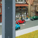 Busch N 8138 Town Street with Curbs & Sidewalks Flexible Self-Adhesive Roadway, 39-3/8 x 2-5/8" 1m x 6.6cm
