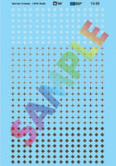 Microscale HO 13-20 Military Decals, German Cross Insignia
