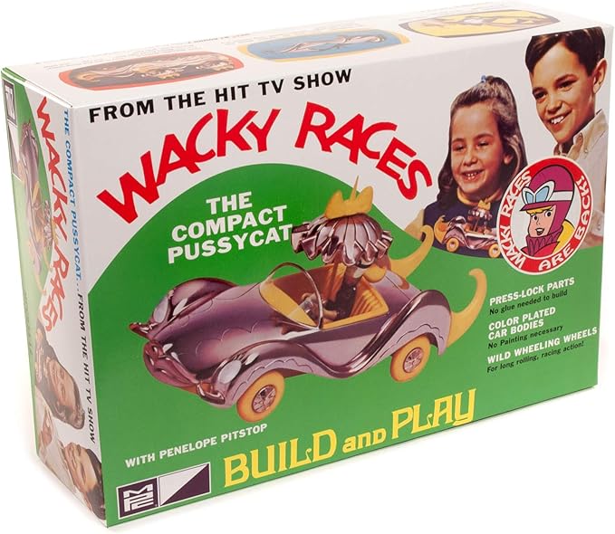 MPC 1/32 Wacky Races Compact Pussycat Snap Fit Kit