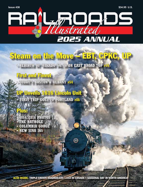 White River Productions RRIA25 2025 Railroads Illustrated Annual, Softcover, 116 Pages