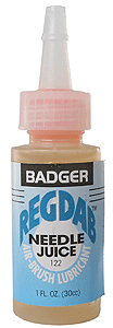 Badger 122 Airbrush Accessories, REGDAB Lubricant, 1oz 29.6mL