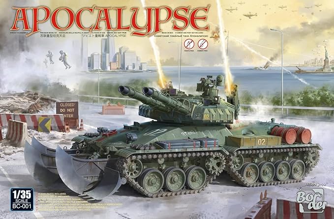 Border Model 1/35 Soviet Apocalypse Tank
