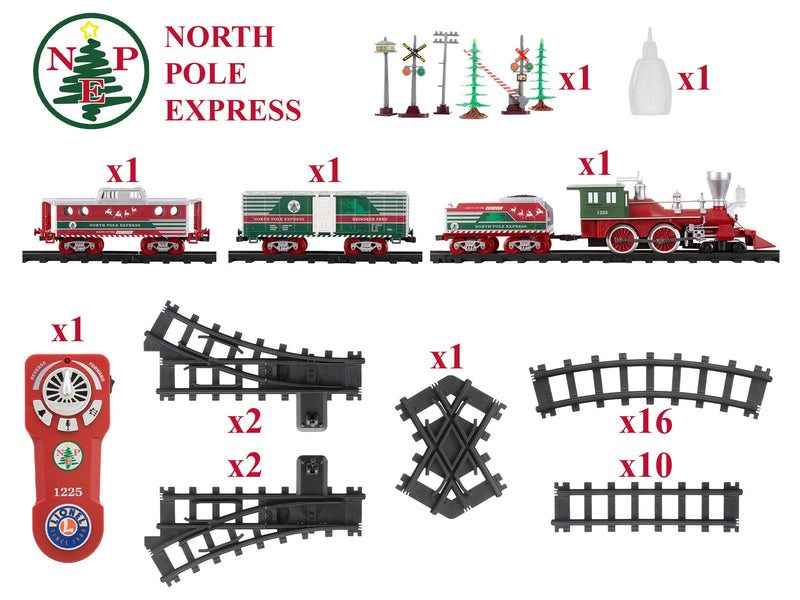 Lionel O 712127 North Pole Express Battery Operated Train Set