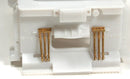 Cal-Scale HO 575 MU Hoses (Unpainted Brass Casting), 3-Hose Cluster 2 Pair