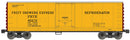Accurail HO 85061 40' Steel Reefer with Plug Doors Kit, Fruit Growers Express FHIX