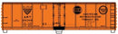 Accurail HO 8325 40' Steel Reefer with Hinged Door Kit, American Refrigerator Transit 29358 (orange, MP and N&W Logos)