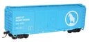 Accurail HO 3634 AAR 40' Double-Door Boxcar Kit, Great Northern
