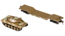 Bachmann N 71388 52' Center-Depressed Flat Car with Sheridan Tank, DODX