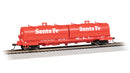 Bachmann HO 71405 55' Steel Steel Coil Car with Round Hoods, Santa Fe
