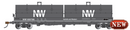 Bachmann N 71454 55' Steel Coil Car with Coil Load and Angled Hood, Norfolk and Western