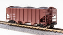 BLI 7150 3-Bay Hopper, ATSF, Oxide Red, 2-pack A, N