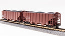BLI 7150 3-Bay Hopper, ATSF, Oxide Red, 2-pack A, N