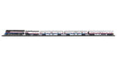Bachmann Trains HO 789 American Freedom Train Starter Train Set, Standard DC, GS-4 4-8-4, 3 Cars; 81 x 45" E-Z Track Oval, Power Pack