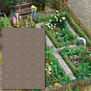 Busch HO 7427 Stone Pavement Sheet (Printed, Embossed Cardstock), Gray, 8-1/4 x 5-13/16 x .025" 21 x 14.8 x .06cm