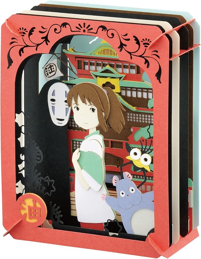 Ensky Paper Theater PT-050N Chihiro in a Mysterious Town "Spirited Away"