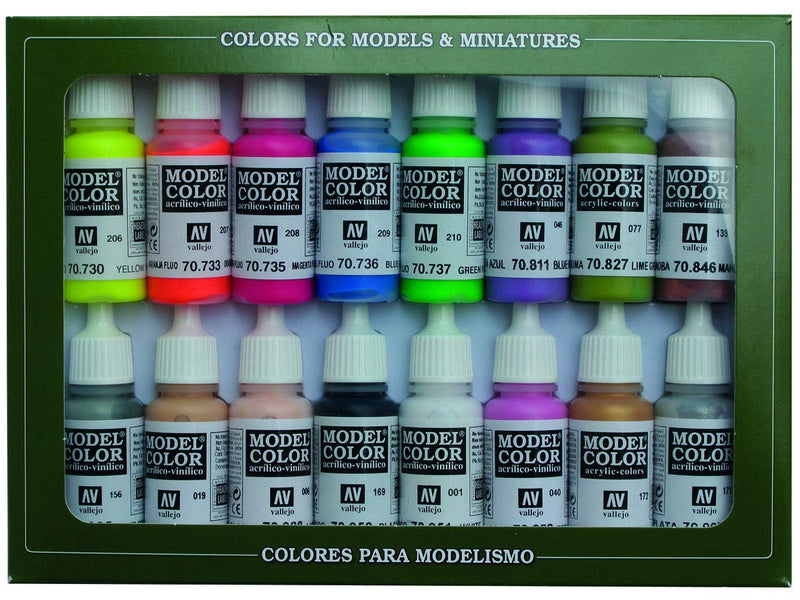 Vallejo Acrylic Paints 70112 Wargame Special Paint Set (16-Pack)